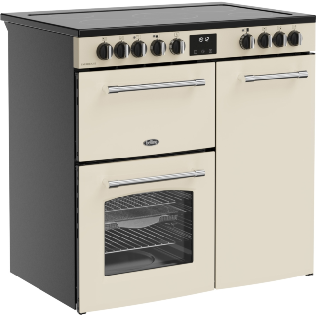 Belling RCA FARMHOUSE 90E 90cm Electric Ceramic Range Cooker - Cream