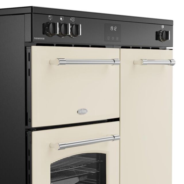 Belling RCA FARMHOUSE 90Ei 90cm Electric Induction Touch Range Cooker - Cream
