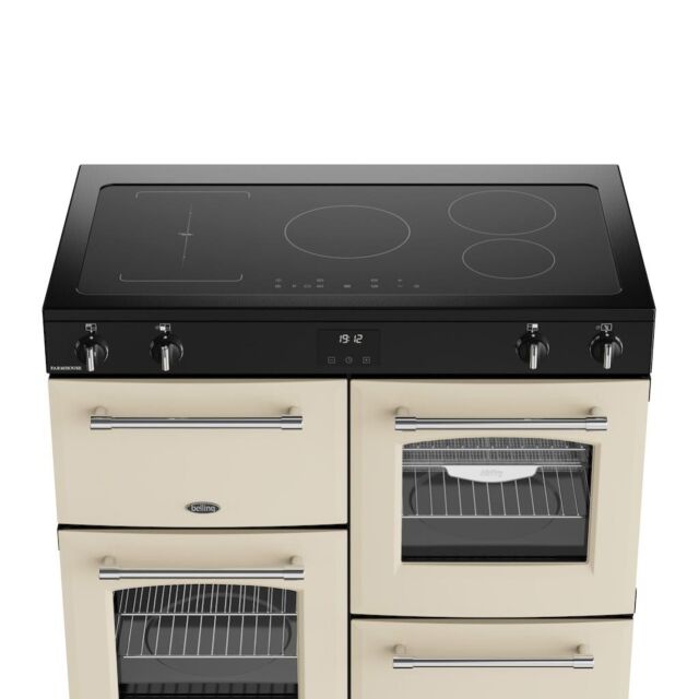 Belling RCA FARMHOUSE 100Ei 100cm Electric Induction Touch Range Cooker - Cream