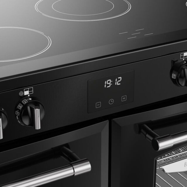 Belling RCA FARMHOUSE 110E 110cm Electric Ceramic Range Cooker - Black