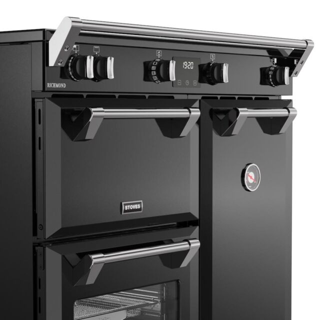 Stoves RCA RICH 90Ei TCH 90cm Richmond Electric Induction Touch Range Cooker - Black