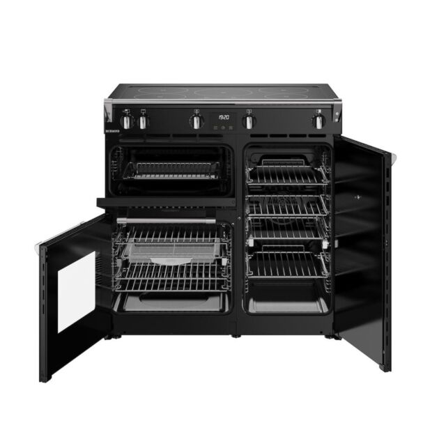 Stoves RCA RICH 90Ei TCH 90cm Richmond Electric Induction Touch Range Cooker - Black