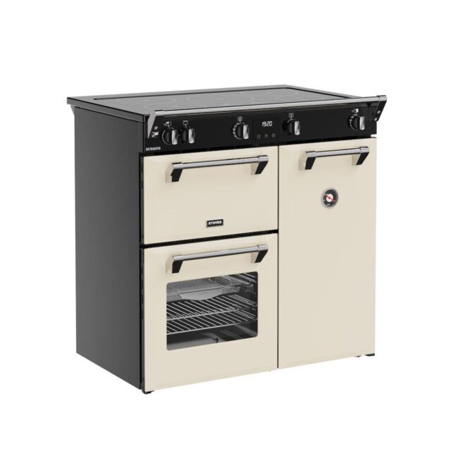 Stoves RCA RICH 90Ei TCH 90cm Richmond Electric Induction Touch Range Cooker - Cream