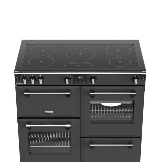 Stoves RCA RICH 100Ei TCH 100cm Richmond Electric Induction Touch Range Cooker - Anthracite