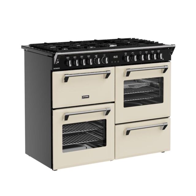 Stoves RCA RICH 110DF 110cm Richmond Dual Fuel Range Cooker - Cream