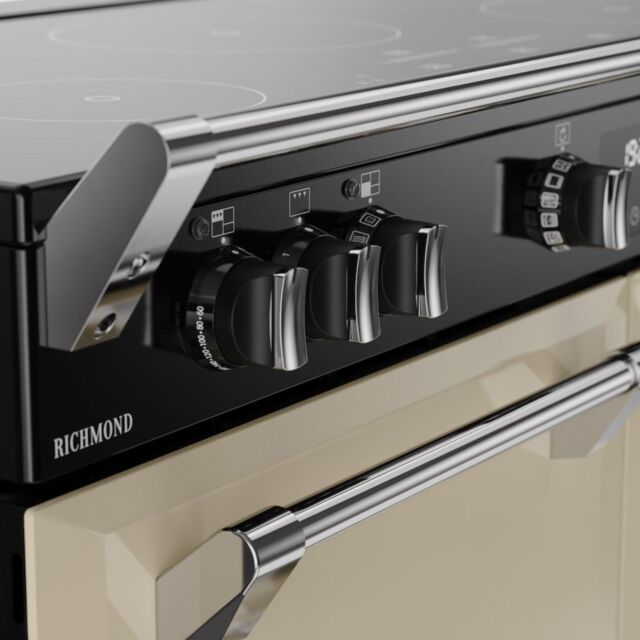 Stoves RCA RICH 110Ei TCH 110cm Richmond Electric Induction Touch Range Cooker - Cream