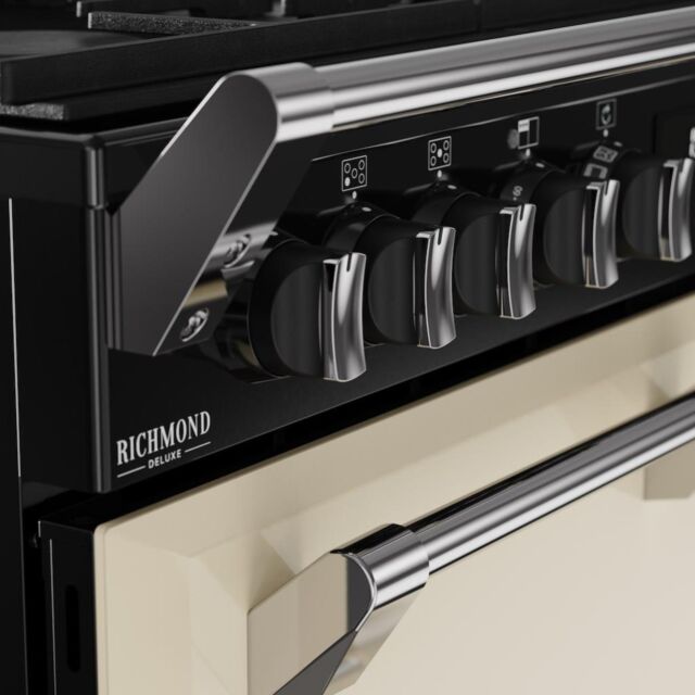 Stoves DX RCA RICH 90DF 90cm Richmond DX Dual Fuel Range Cooker - Cream