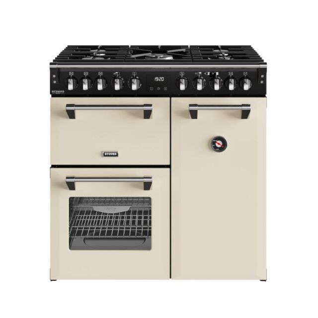 Stoves DX RCA RICH 90DF 90cm Richmond DX Dual Fuel Range Cooker - Cream