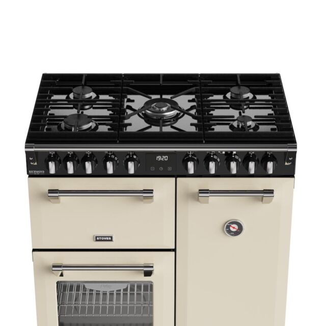 Stoves DX RCA RICH 90DF 90cm Richmond DX Dual Fuel Range Cooker - Cream