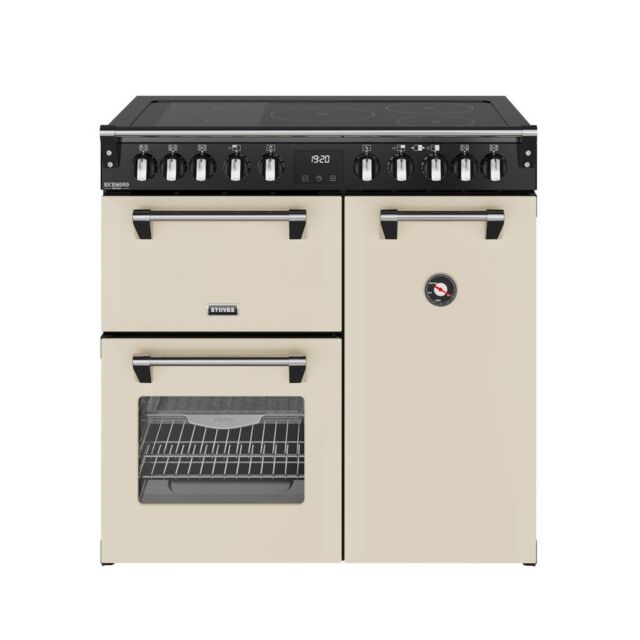 Stoves DX RCA RICH 90Ei RTY 90cm Richmond DX Electric Induction Rotary Range Cooker - Cream