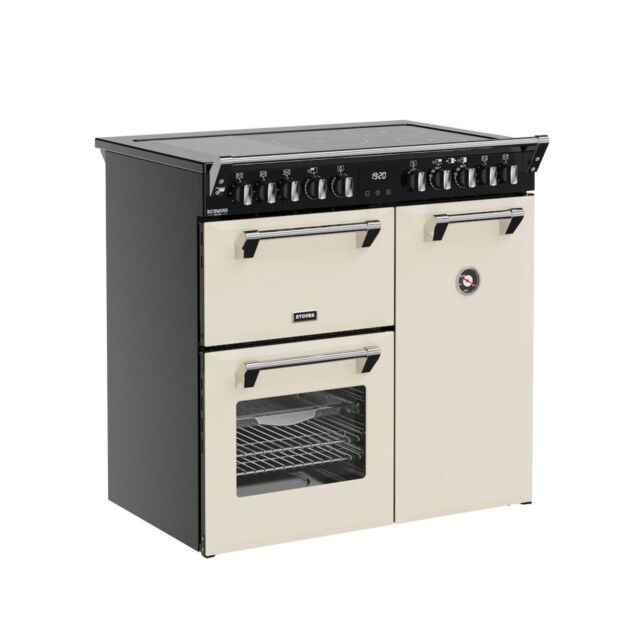Stoves DX RCA RICH 90Ei RTY 90cm Richmond DX Electric Induction Rotary Range Cooker - Cream