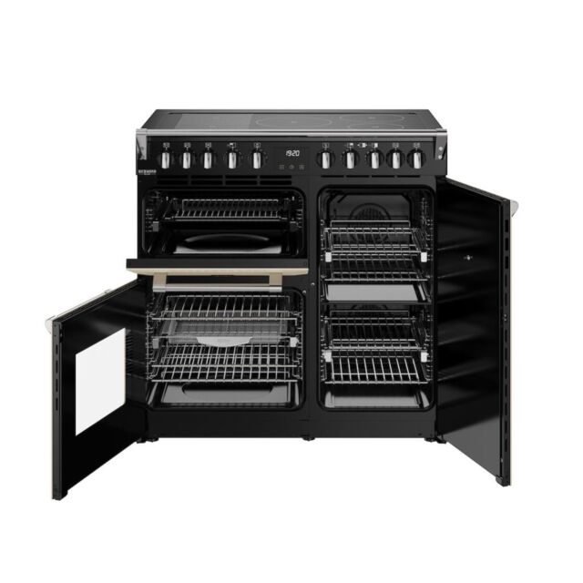 Stoves DX RCA RICH 90Ei RTY 90cm Richmond DX Electric Induction Rotary Range Cooker - Cream