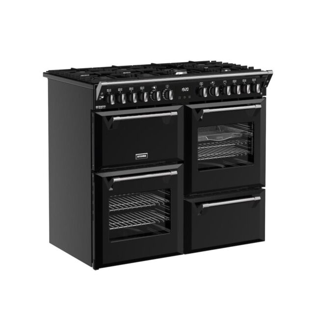 Stoves DX RCA RICH 100DF 100cm Richmond DX Dual Fuel Range Cooker - Black