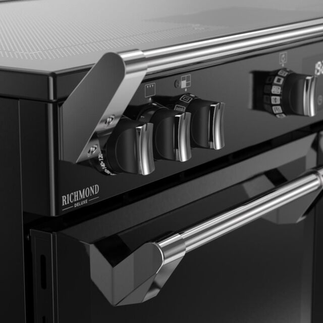 Stoves DX RCA RICH 100Ei ZLS 100cm Richmond DX Electric Induction Zoneless Range Cooker - Black