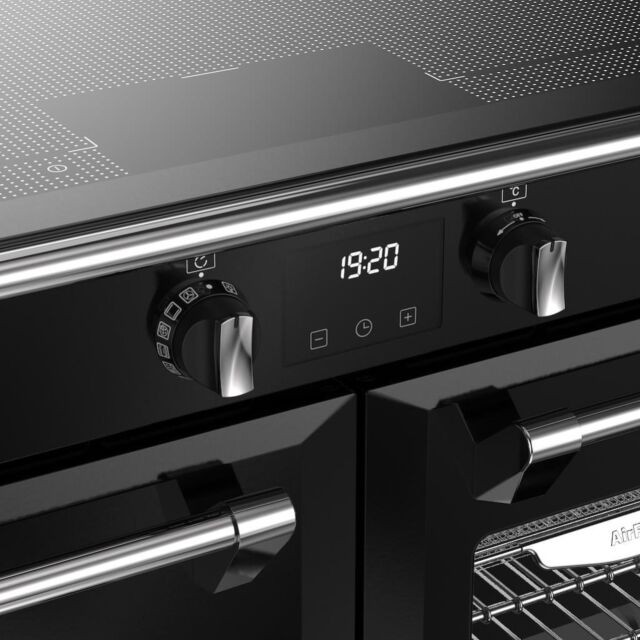 Stoves DX RCA RICH 100Ei ZLS 100cm Richmond DX Electric Induction Zoneless Range Cooker - Black