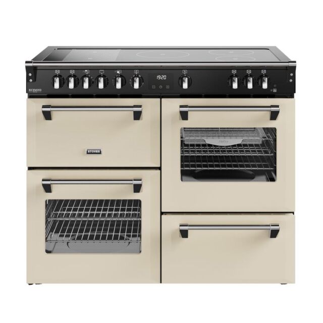 Stoves DX RCA RICH 110Ei RTY 110cm Richmond DX Electric Induction Rotary Range Cooker - Cream