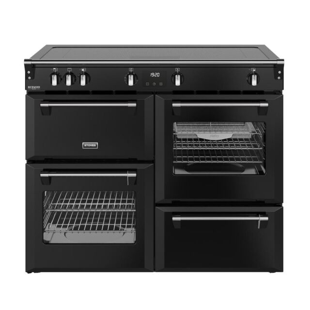 Stoves DX RCA RICH 110Ei ZLS 110cm Richmond DX Electric Induction Zoneless Range Cooker - Black
