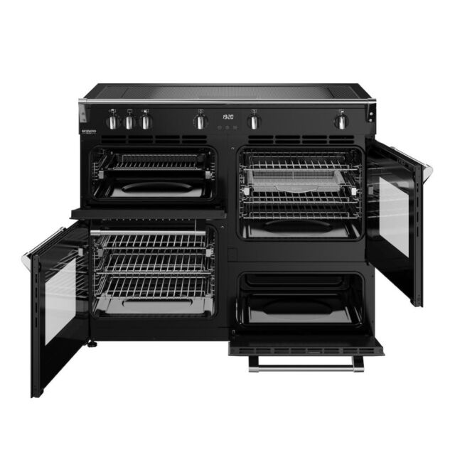 Stoves DX RCA RICH 110Ei ZLS 110cm Richmond DX Electric Induction Zoneless Range Cooker - Black