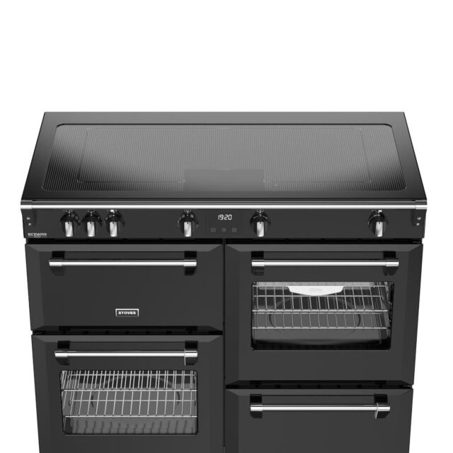 Stoves DX RCA RICH 110Ei ZLS 110cm Richmond DX Electric Induction Zoneless Range Cooker - Black