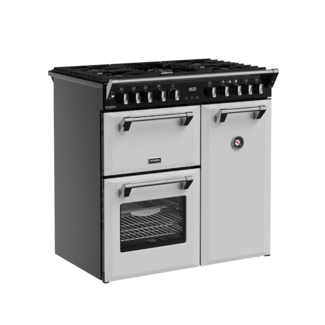 Stoves DX RCA RICH 90DF 90cm Richmond DX Dual Fuel Range Cooker - Ice White