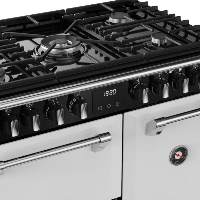 Stoves DX RCA RICH 90DF 90cm Richmond DX Dual Fuel Range Cooker - Ice White