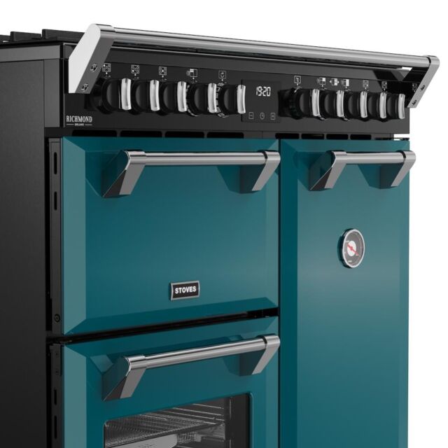 Stoves DX RCA RICH 90DF 90cm Richmond DX Dual Fuel Range Cooker - Deep Marine