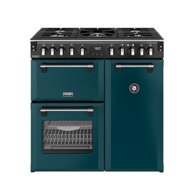 Stoves DX RCA RICH 90DF 90cm Richmond DX Dual Fuel Range Cooker - Deep Marine