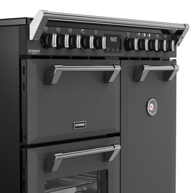 Stoves DX RCA RICH 90Ei RTY 90cm Richmond DX Electric Induction Rotary Range Cooker - Anthracite Grey