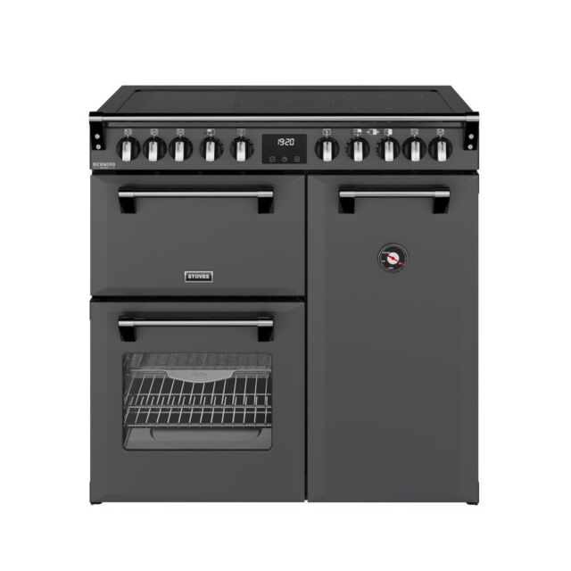 Stoves DX RCA RICH 90Ei RTY 90cm Richmond DX Electric Induction Rotary Range Cooker - Anthracite Grey
