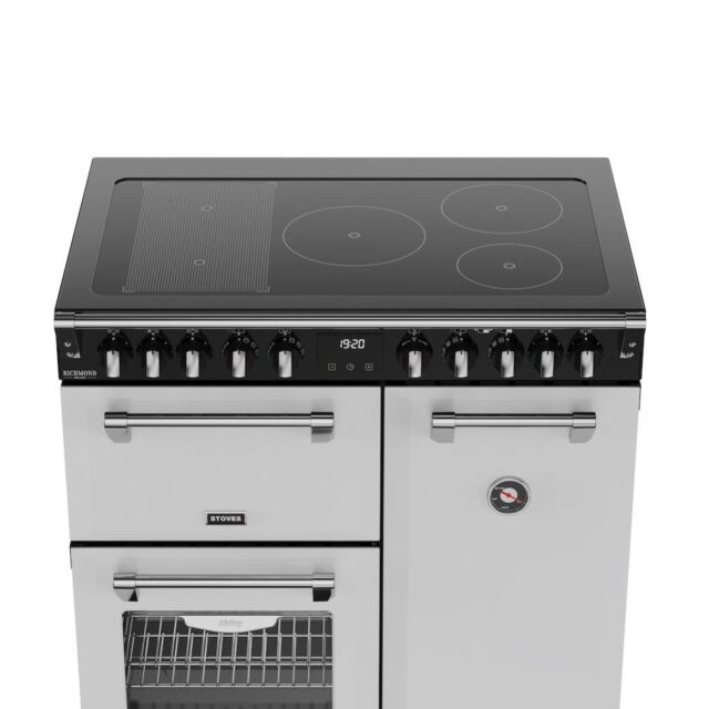 Stoves DX RCA RICH 90Ei RTY 90cm Richmond DX Electric Induction Rotary Range Cooker - Ice White
