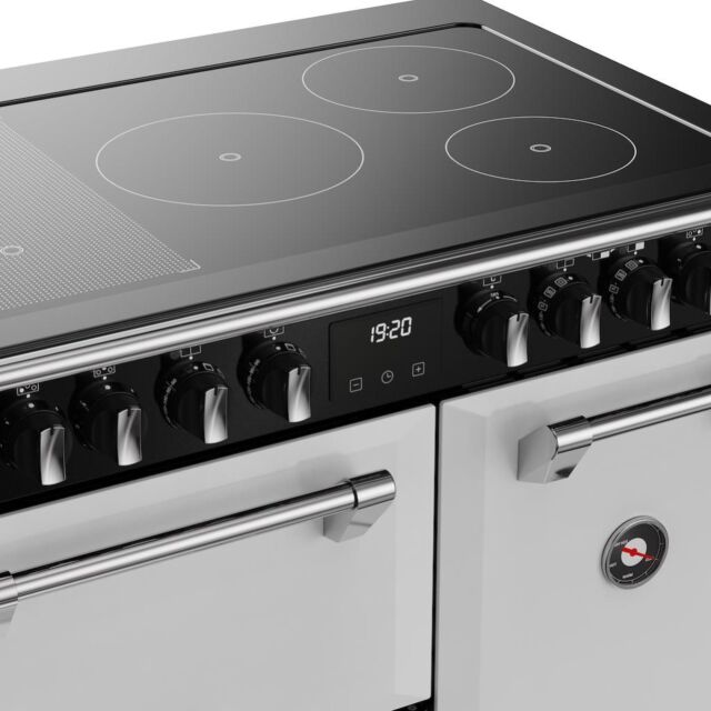Stoves DX RCA RICH 90Ei RTY 90cm Richmond DX Electric Induction Rotary Range Cooker - Ice White