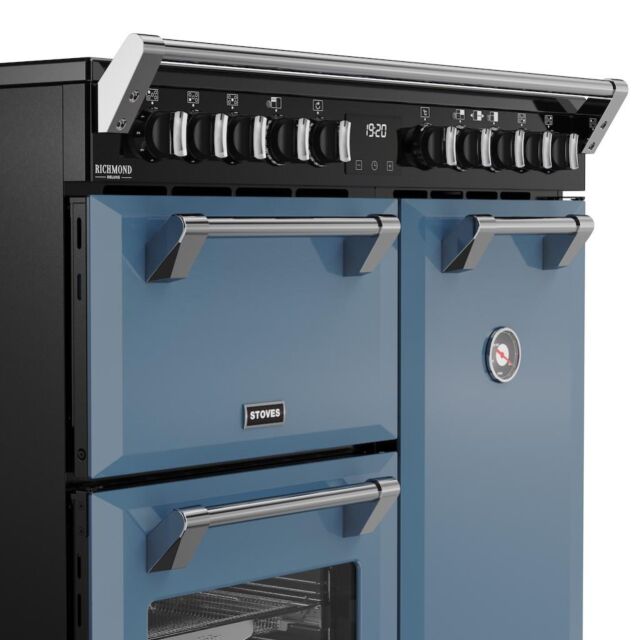 Stoves DX RCA RICH 90Ei RTY 90cm Richmond DX Electric Induction Rotary Range Cooker - Twilight Blue