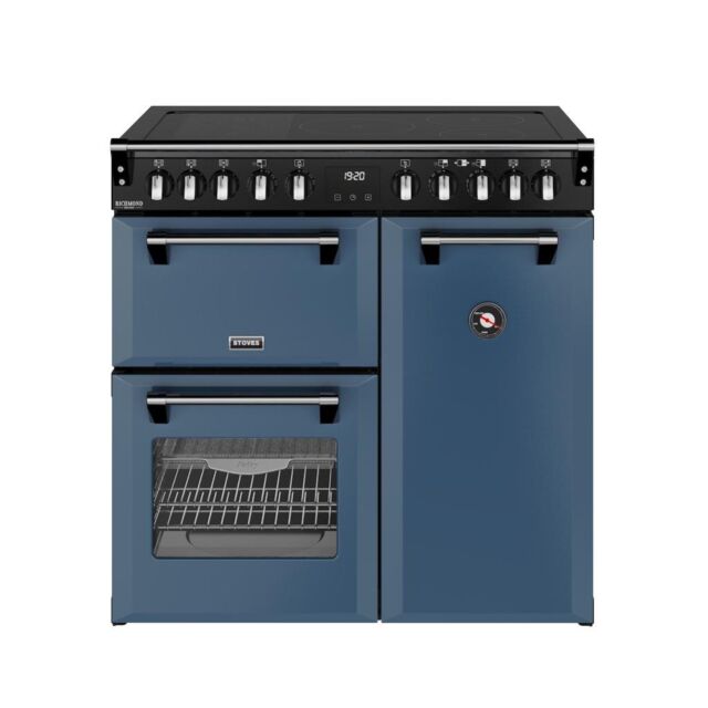 Stoves DX RCA RICH 90Ei RTY 90cm Richmond DX Electric Induction Rotary Range Cooker - Twilight Blue