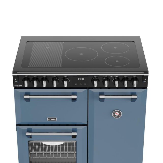 Stoves DX RCA RICH 90Ei RTY 90cm Richmond DX Electric Induction Rotary Range Cooker - Twilight Blue