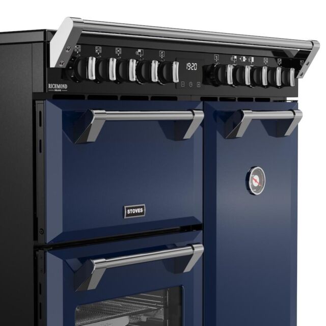 Stoves DX RCA RICH 90Ei RTY 90cm Richmond DX Electric Induction Rotary Range Cooker - Midnight Blue