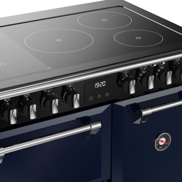 Stoves DX RCA RICH 90Ei RTY 90cm Richmond DX Electric Induction Rotary Range Cooker - Midnight Blue