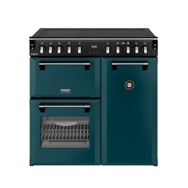 Stoves DX RCA RICH 90Ei RTY 90cm Richmond DX Electric Induction Rotary Range Cooker - Deep Marine
