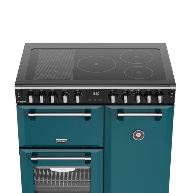 Stoves DX RCA RICH 90Ei RTY 90cm Richmond DX Electric Induction Rotary Range Cooker - Deep Marine