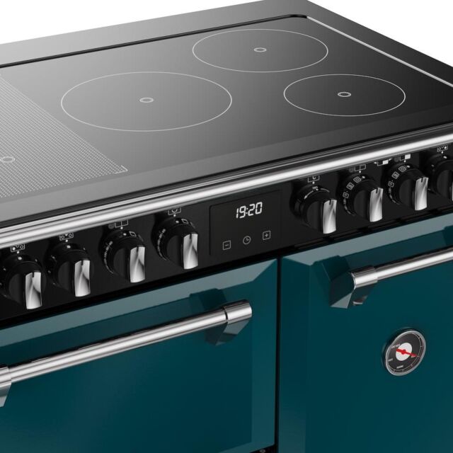 Stoves DX RCA RICH 90Ei RTY 90cm Richmond DX Electric Induction Rotary Range Cooker - Deep Marine