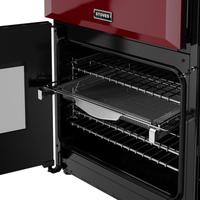 Stoves DX RCA RICH 90Ei RTY 90cm Richmond DX Electric Induction Rotary Range Cooker - Garnet Red