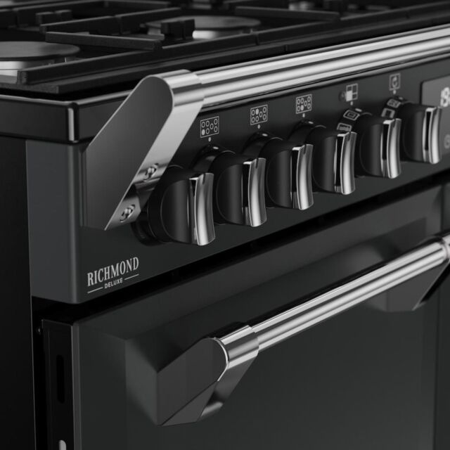 Stoves DX RCA RICH 100DF 100cm Richmond DX Dual Fuel Range Cooker - Anthracite Grey
