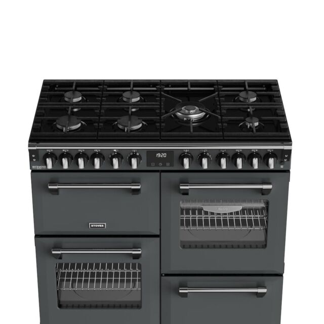 Stoves DX RCA RICH 100DF 100cm Richmond DX Dual Fuel Range Cooker - Anthracite Grey