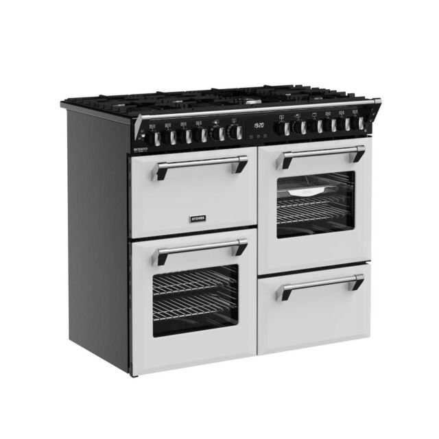 Stoves DX RCA RICH 100DF 100cm Richmond DX Dual Fuel Range Cooker - Ice White