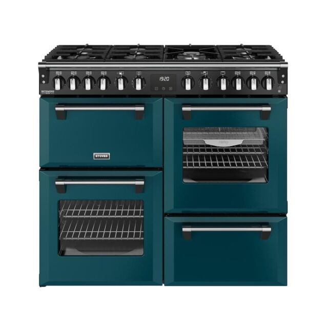 Stoves DX RCA RICH 100DF 100cm Richmond DX Dual Fuel Range Cooker - Deep Marine
