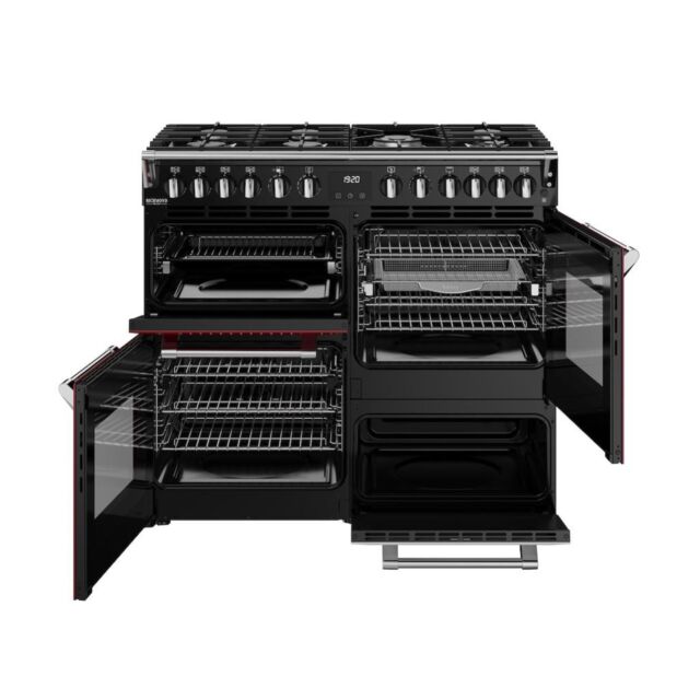Stoves DX RCA RICH 100DF 100cm Richmond DX Dual Fuel Range Cooker - Garnet Red