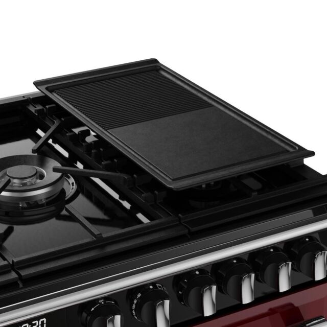Stoves DX RCA RICH 100DF 100cm Richmond DX Dual Fuel Range Cooker - Garnet Red