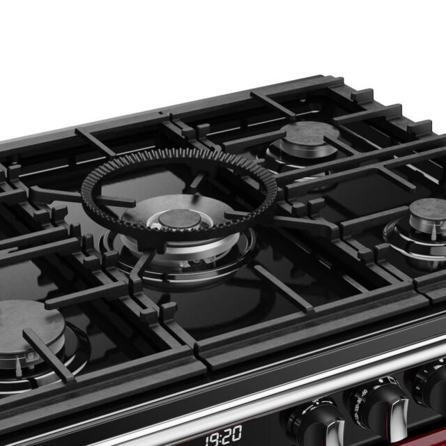 Stoves DX RCA RICH 100DF 100cm Richmond DX Dual Fuel Range Cooker - Garnet Red