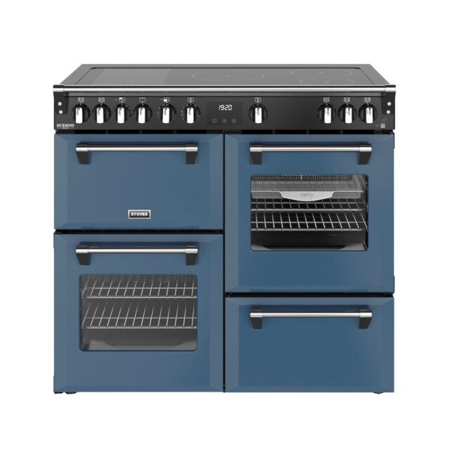 Stoves DX RCA RICH 100Ei RTY 100cm Richmond DX Electric Induction Rotary Range Cooker - Twilight Blue