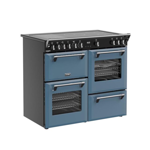 Stoves DX RCA RICH 100Ei RTY 100cm Richmond DX Electric Induction Rotary Range Cooker - Twilight Blue