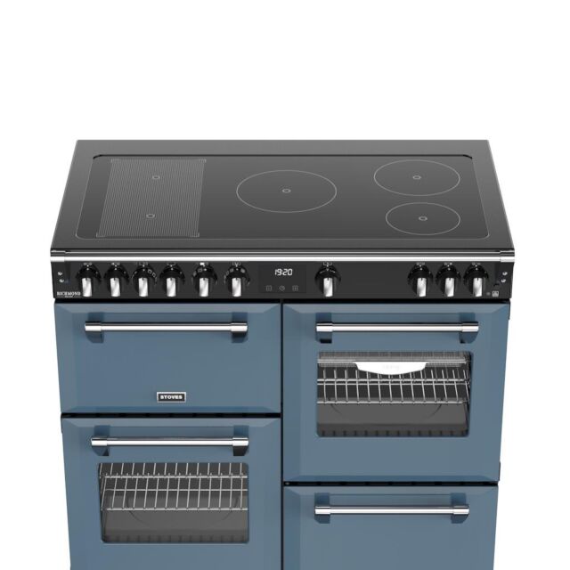 Stoves DX RCA RICH 100Ei RTY 100cm Richmond DX Electric Induction Rotary Range Cooker - Twilight Blue